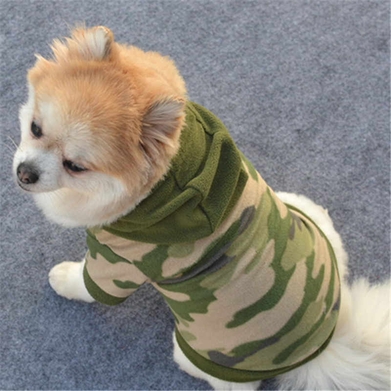 Lente Mode Hond Hoodies Voor Kleine Middelgrote Honden Puppy Camouflage Sweatshirt Street Wear Hond Hoodie