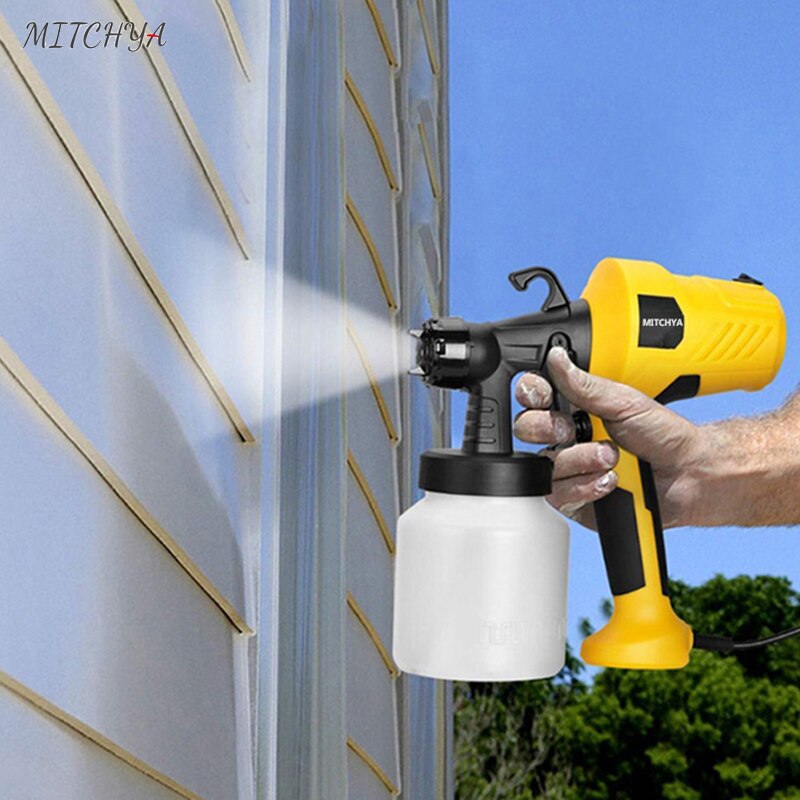 400W Paint Sprayers Mini Spray Gun High Power 800ML Flow Control Cars Electric Spray Gun For Painting