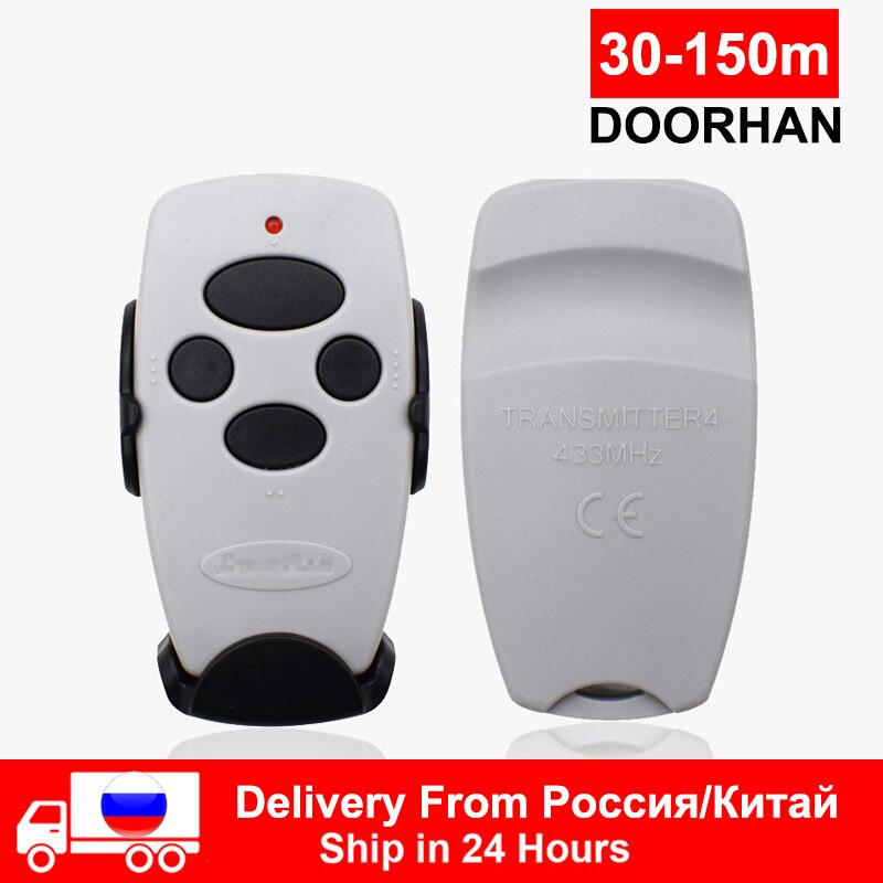 mini DOORHAN ZENDER - 2 poortbediening 433 MHz garageafstandsbediening sleutelhanger voor poort en slagbomen