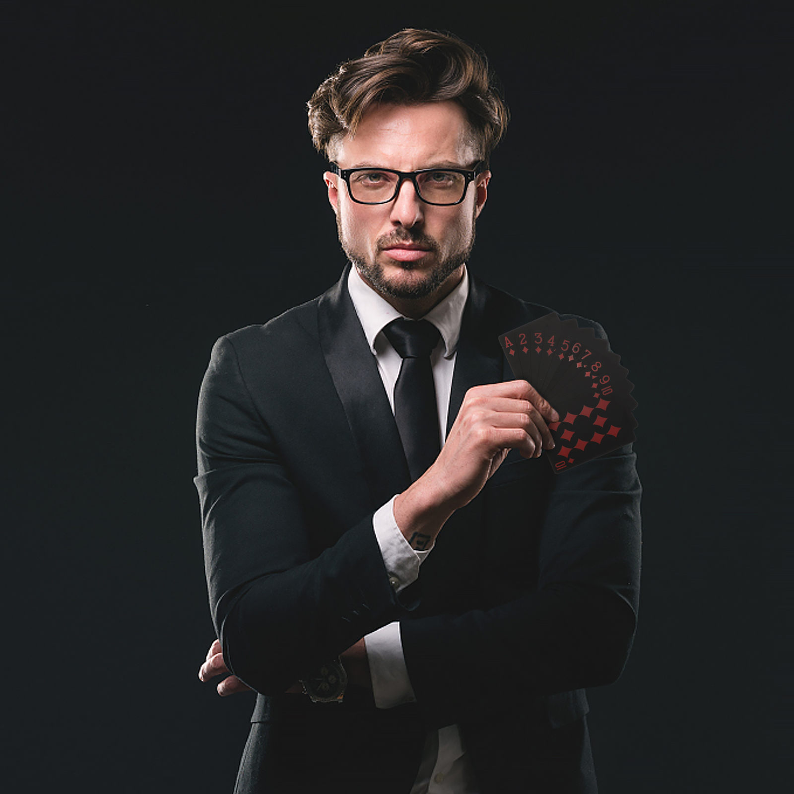 2 Boxes Waterproof Poker Cards Magician Trick Cards