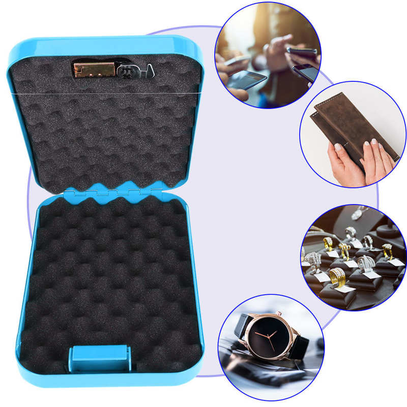 Mot de Passe mécanique Coffre-fort Portable Mini Mallette De Rangement Tôles D'acier À laminage à Froid Anti-vol Organisateur