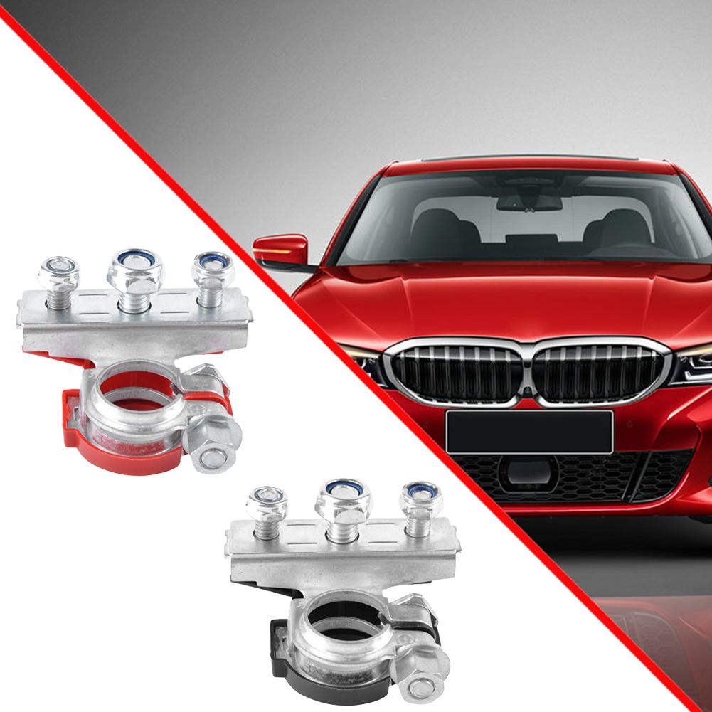 Universal Car Battery Terminal Connector Battery Column Joint Clip Car Top Terminals Wire Cable Clamp Post Car Battery Pile Head