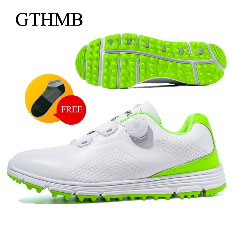 GTHMB Breathable Men&#39;s Golf Shoes Lightweight Golfer Shoes Outdoor Golf Sports Coach Sneakers Support