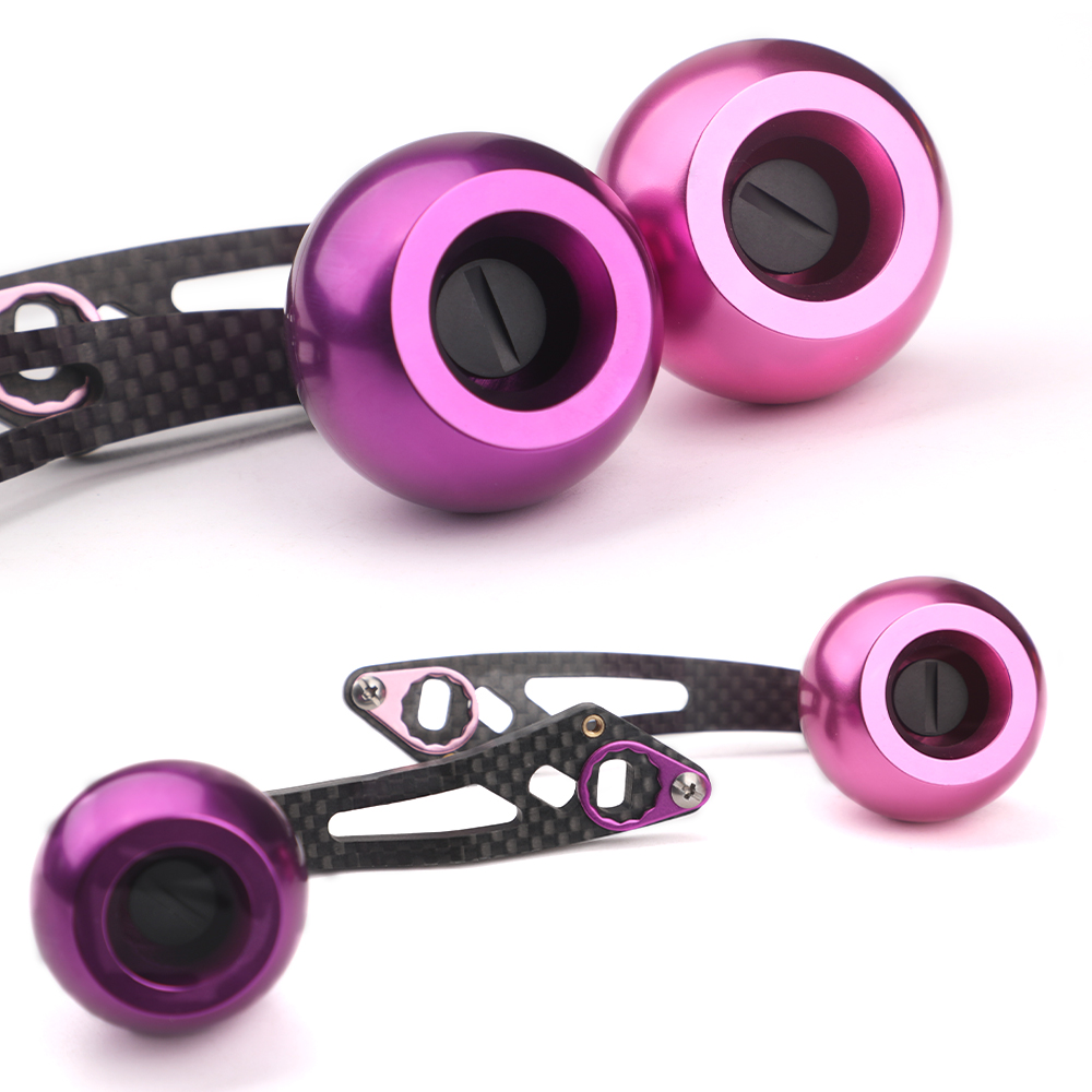 ROLLFISH Fishing Reel Handle Rocker Arm Carbon Fiber Light Weight 28g Ergonomic Multicolor Fishing Tools Accessories