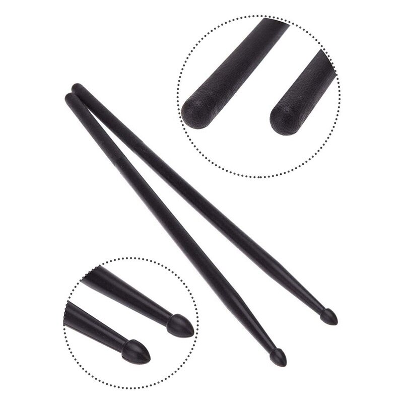 Drumstokken Brushe Set 1 Paar 5A Drum Sticks, 1 Paar Borstels Sticks, 1 Paar Nylon Drum Sticks, 1 Paar Drum Borstels