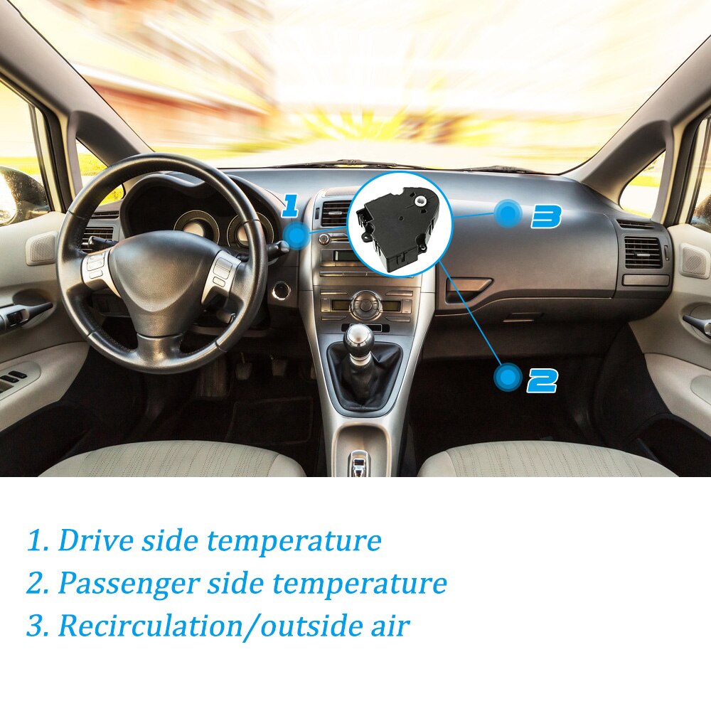 Car Auto Accessories HVAC AC H-eater Air Blend Door Actuator for GM Chevy Silverado G-MC Sierra 604-106