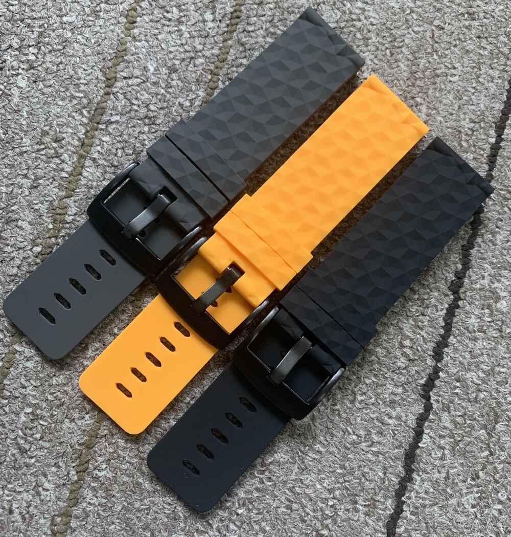 Wit 20 mm Siliconen Bandje voor Sport Horloges | Op voorraad | Fawler