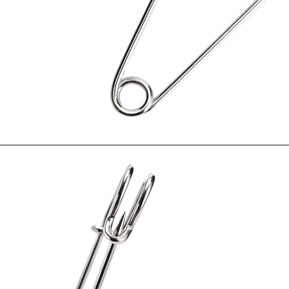 10pcs Safety Pins Metal Safety Pins for Blankets Skirts Kilts Stainless Steel Sewing Pin Large 3 Inch Sewing Accessories