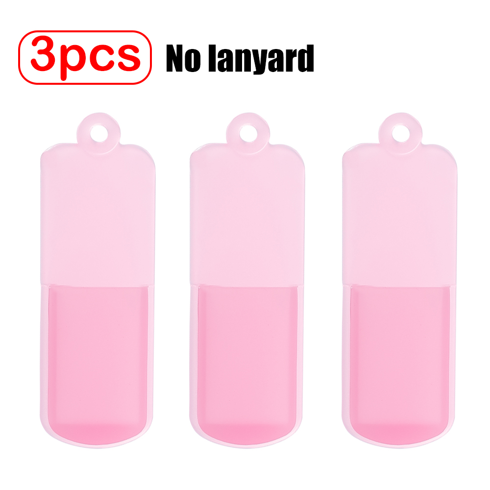 1/3pcs Silicone Dustproof Cover For U Disk Protective Case Portable USB Flash Drive Dust Caps with Lanyard U Disk Storage Case