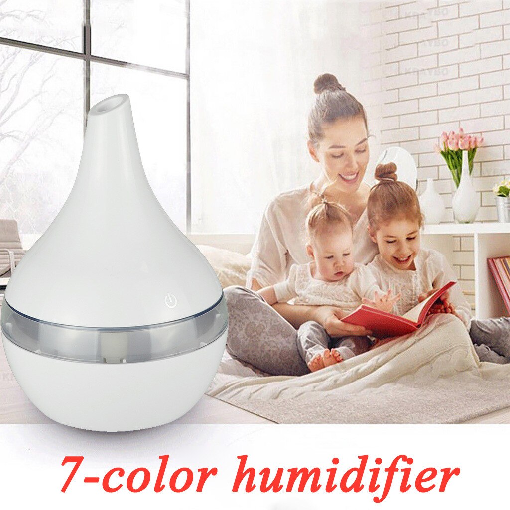 * 300Ml Air Aroma Diffuser Essentiële Luchtbevochtiger Led Ultrasone Aroma Aromatherapie Luchtbevochtigers Huishouden Slaapkamer Luchtverfrisser