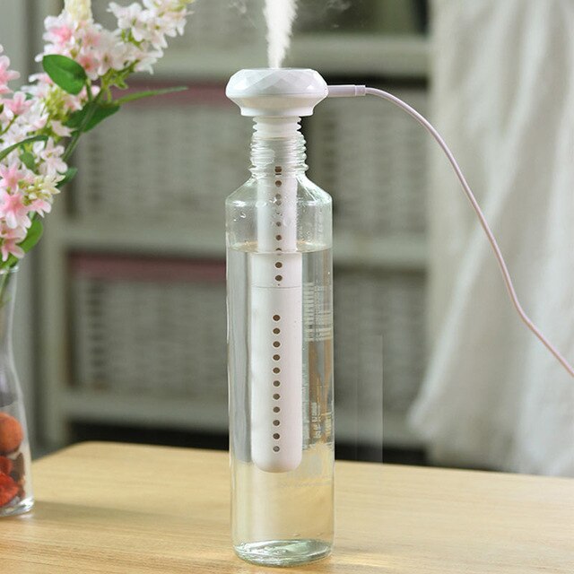 Eloole usb portabel luftfuktare munkflaska aromdiffusor dimmaskin för luftbefuktning på hemmakontoret avtagbar: T2