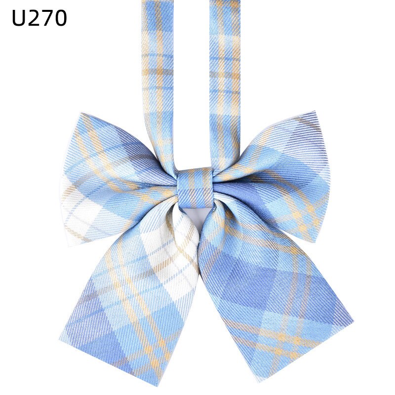 JK Uniform Bow Tie Japanese School Uniforms Striped Wrap Girls Preppy Style Neckties Female Bow-knot Women Apparel Accessories: SU270