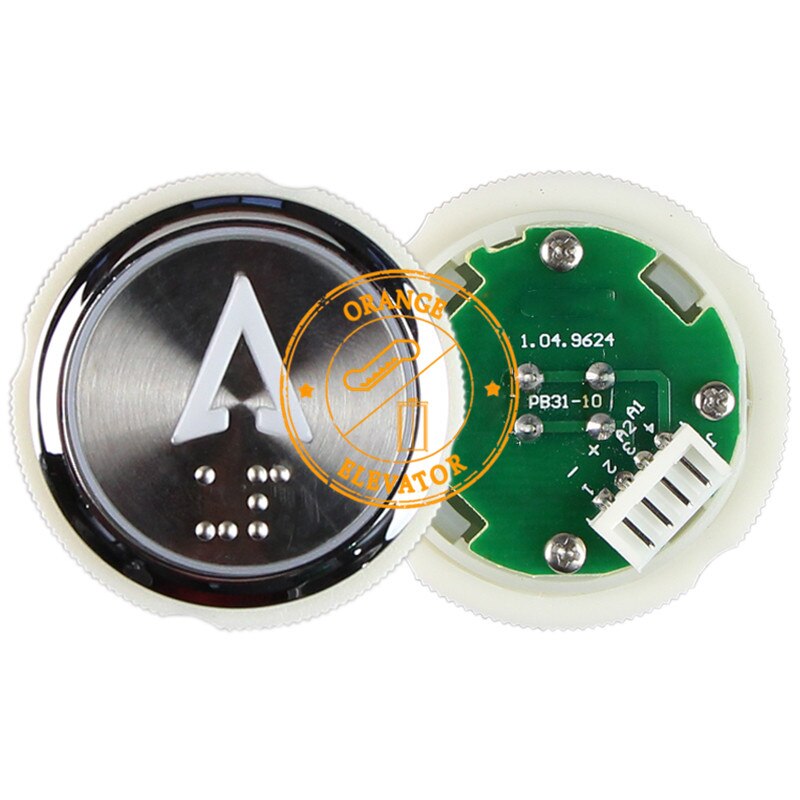 10 Pieces PB31-10 Elevator Push Button Light Color Red Blue White
