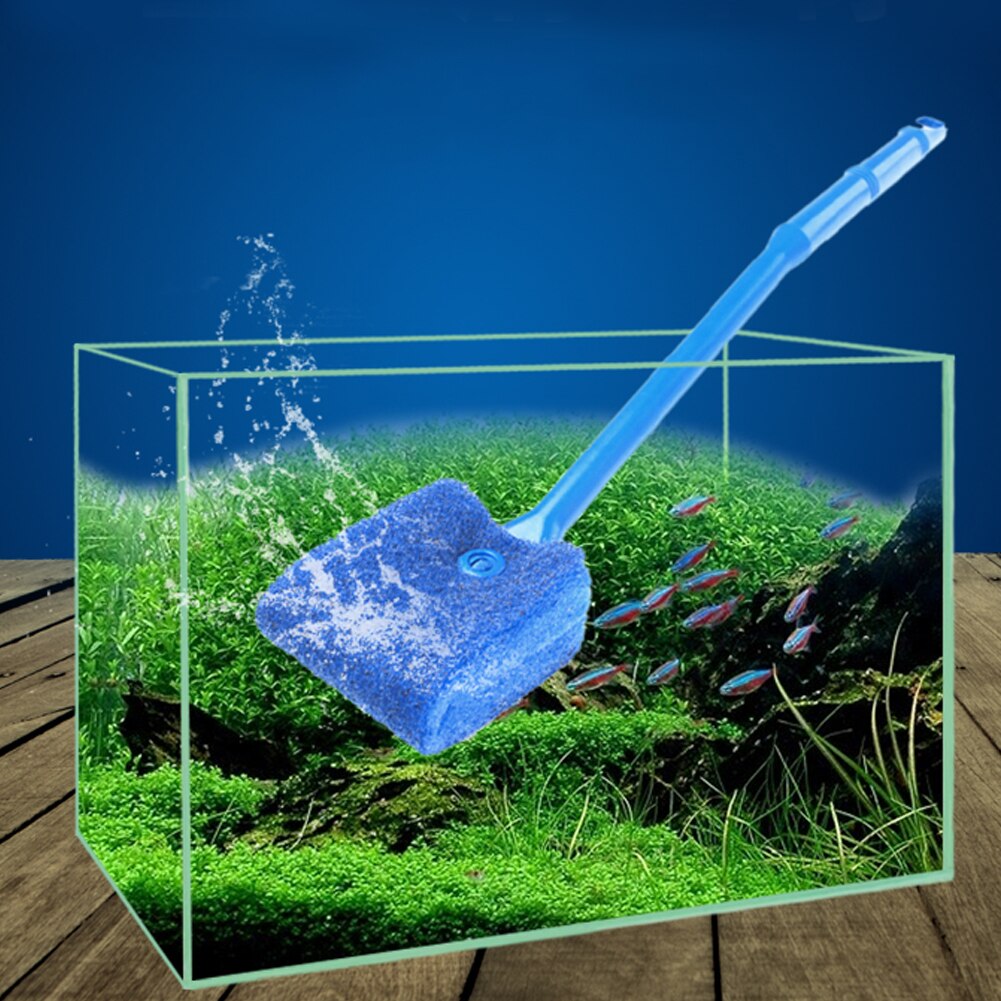 Algae Cleaner Sponge Cleaning Brush Fish Plant Tank Glass Aquarium Cleaning Tool Large