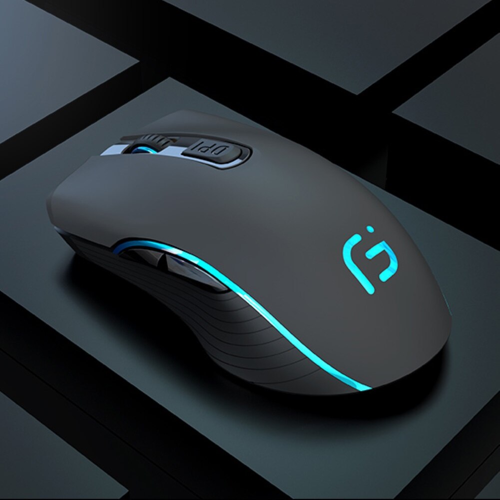 Rechargeable Wireless Silent Colorful LED Mice Optical Home Office Gaming Mouse SB Receiver for Macbook Laptop Gamer Gaming