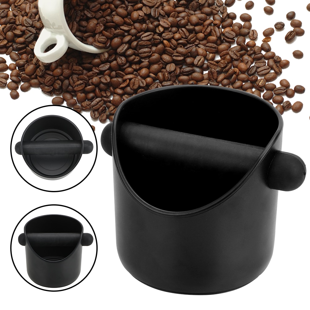 Koffiedik klopbak café accessoires espresso koffiedik container antislip koffiedik stortbak huishoudelijke koffiegereedschappen