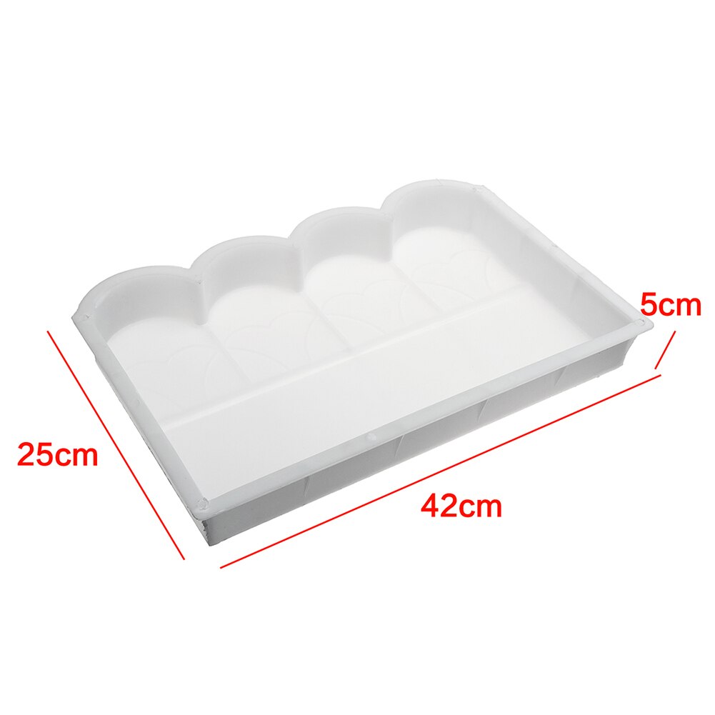 42x25x5cm Plastic Making DIY Paving Mould Home Garden Floor Road Concrete Molds Stone Brick Path Mold Buildings Accessories Jun4