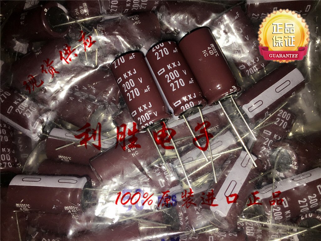 20pcs NIPPON KXJ 200V270UF 16x31.5MM NCC electrolytic Capacitor 270UF 200V CHEMI-CON 270uf/200v kxj EKXJ201ELL271MLN3S