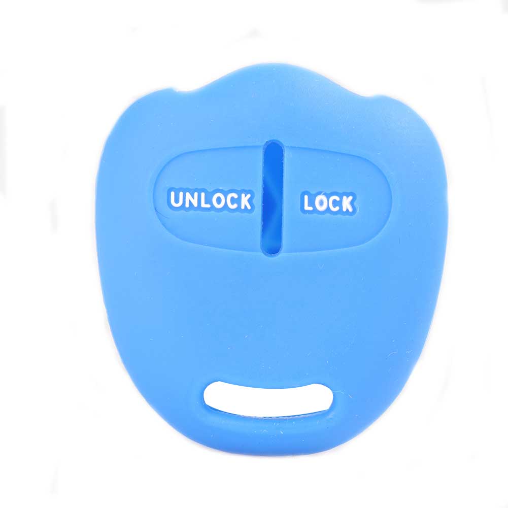 2 knapper silikone bil nøgledæksletui til mitsubishi outlander colt lancer grandis pajero sport key protection case