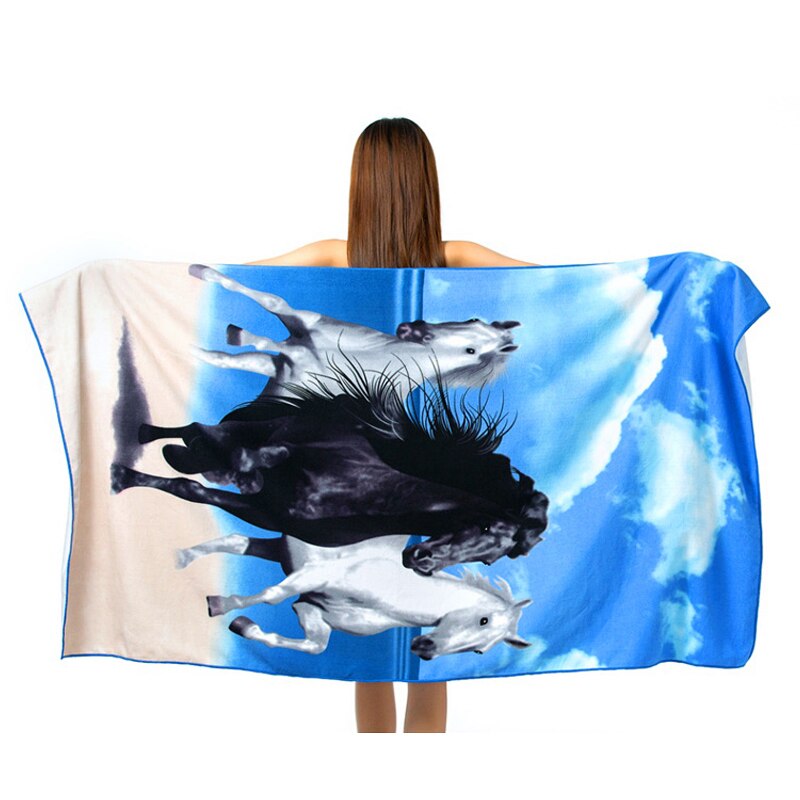 Mode Luipaard Gedrukt 100*180 CM Badhanddoek 450G Extra Grote Microfiber Strand Handdoeken Absorberende Sneldrogende Handdoeken voor Volwassenen