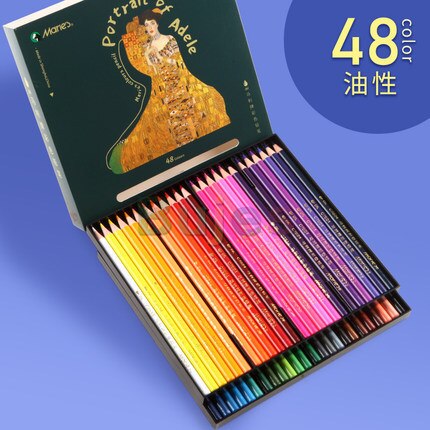 Marie 'S Kleur Potlood Set 48/72/120 Kleuren Water Oplosbare Olie Kleur Lood Voor Beginners Kinderen Art Supplies: 48 color oily