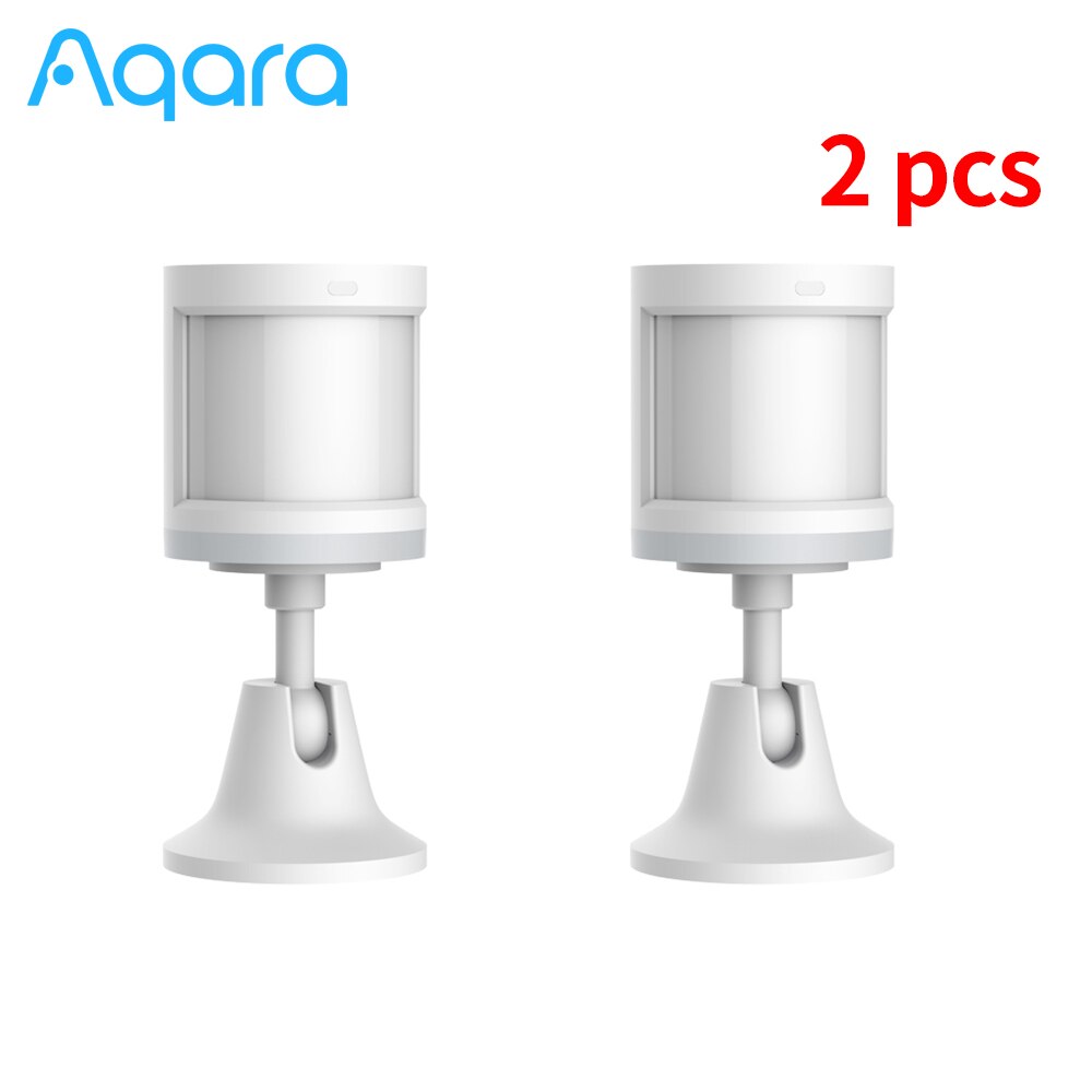 Aqara rörelsesensor smart människokroppssensor arbeta med homekit/mi hemapp intelligent koppling wifi zigbeesensor smart hem: 2 st