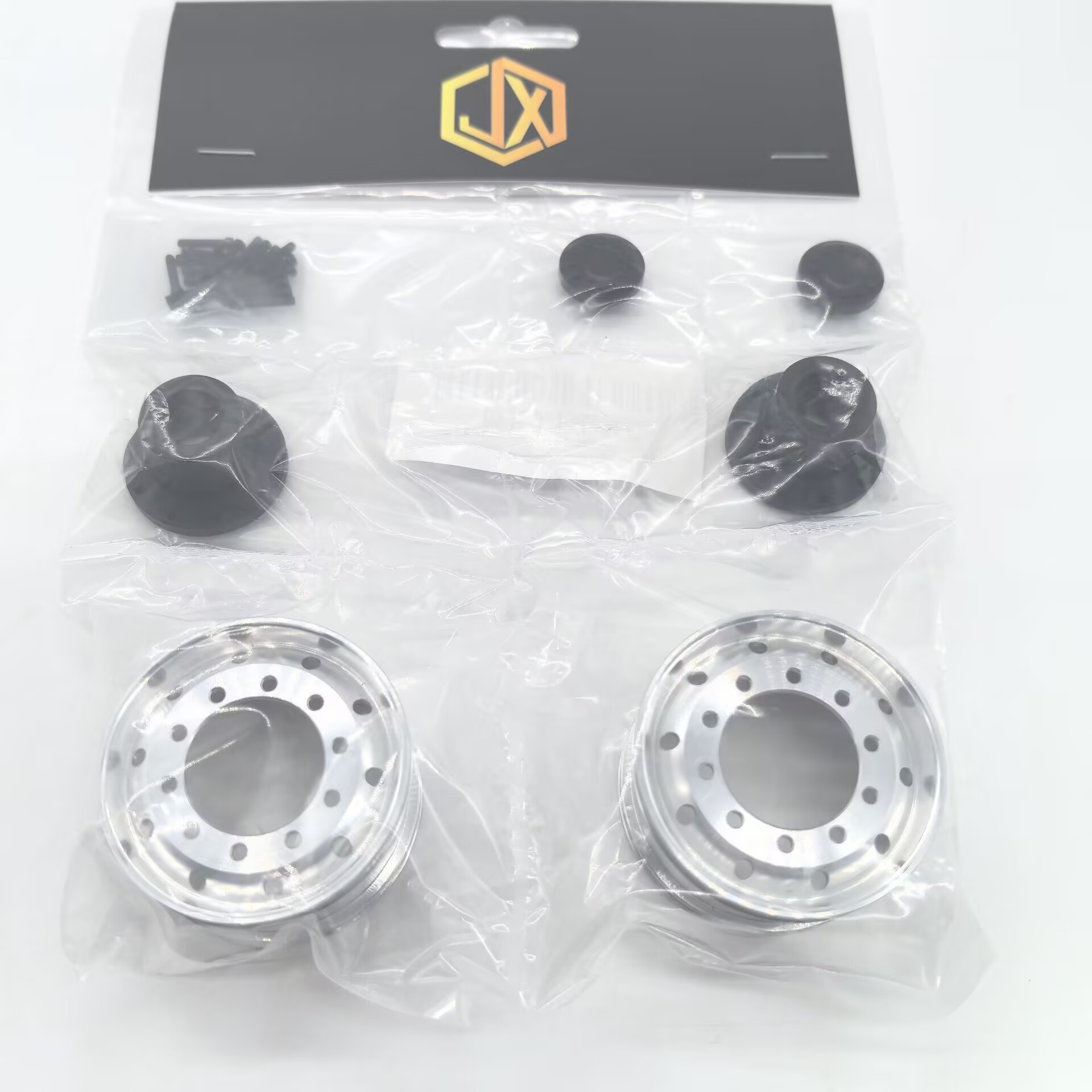 JX Model 1/14 Truck 1:14 F2000 Wide Wheel Hub Front Wheel Made Of All Metal For Tamiya Lesu