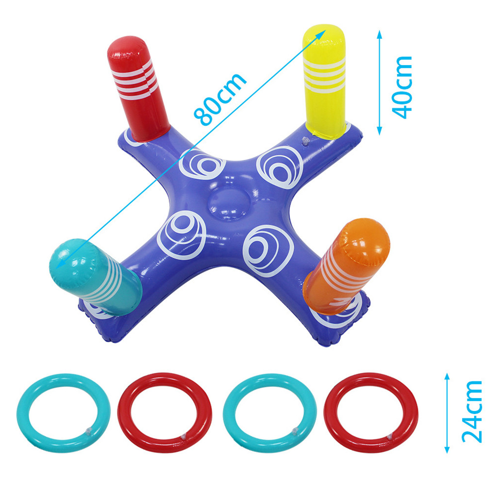 Kinderen En Volwassenen Opblaasbare Cross Ring Toss Spel Zwembad Leuk Speelgoed Water Beach Party Props Speelbal Air #28