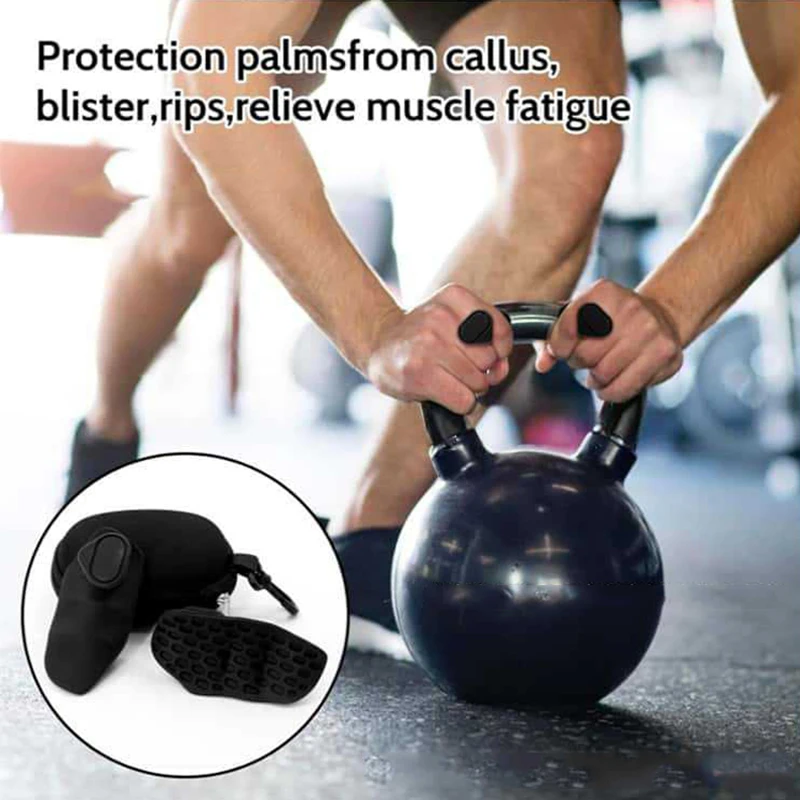 Antislip gripversterker Gymhandschoenen Geen zweterige draagbare vingertrainer Ademend comfort Workout-grepen voor halterlift