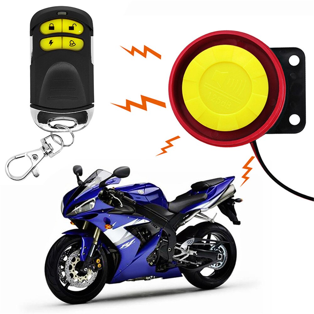 12V Fernbedienung Dual Control Alarm Motorrad Sicherheit System Motorrad Diebstahl Schutz Bike Moto Roller Motor Alarm System