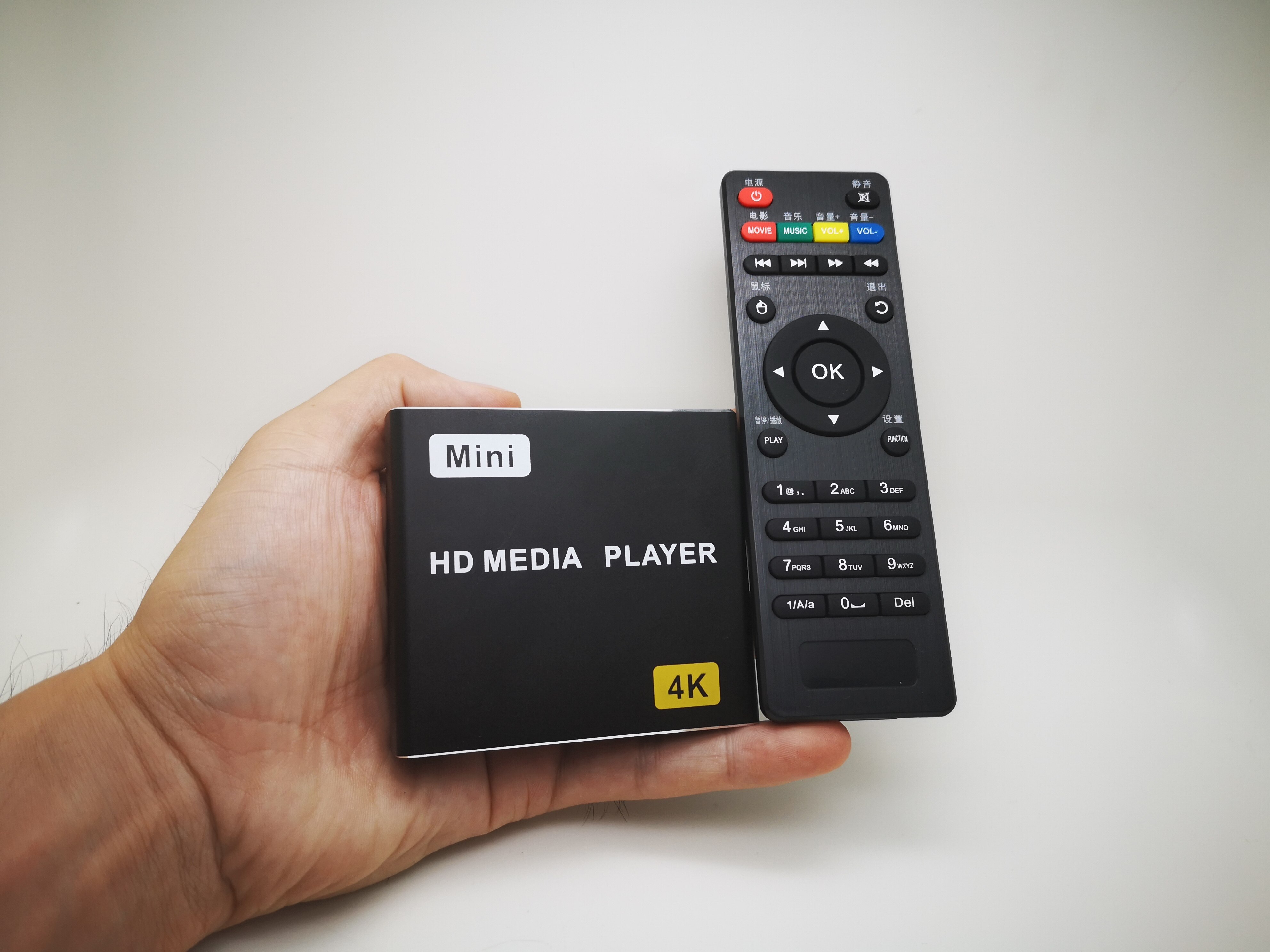 JEDX X1 MINI 4K Full HD1080P Media Player with SD/USB/HDMI AV/Auto playSupport 4K UHK H.265/H.264/VP9 up to 60fps