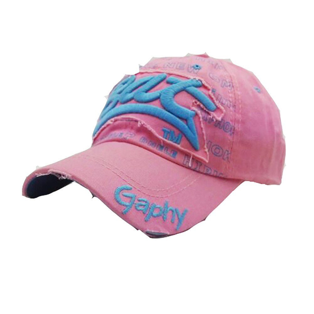 Heren Baseball Cap Mode Geborduurd Zomer Snapback Sport Cap Hoeden Voor Mannen Vrouwen Bone Casual Hoeden Hiphop Caps Casquette # Yy: Pink