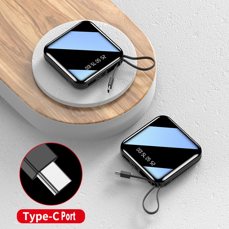 Power Bank 20000mAh Portable Charging Poverbank Mobile Phone External Battery Charger Powerbank 20000 mAh for Xiaomi Mi