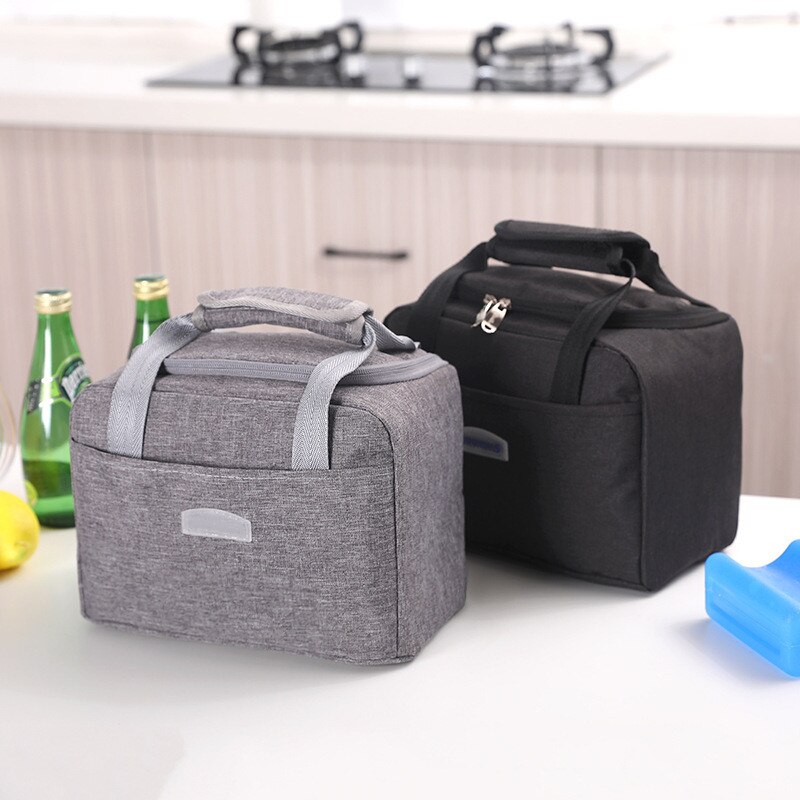 1 Pc Draagbare Grote Lunch Tas Waterdicht Voedsel Picknick Lunch Box Bag Geïsoleerde Vrouwen Koeler Zakken Verse Bento Voedsel Pouch