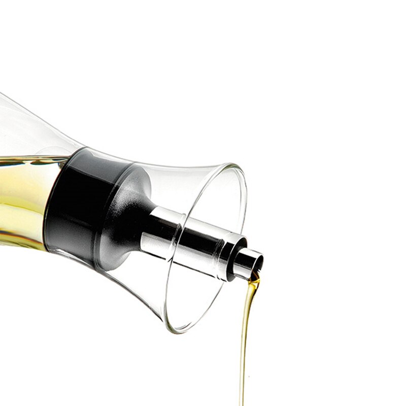 300/600ml glas cruet olie flasker dispenser sovs både lækagesikre olie eddike flaske sauce beholder gryde køkkenværktøj