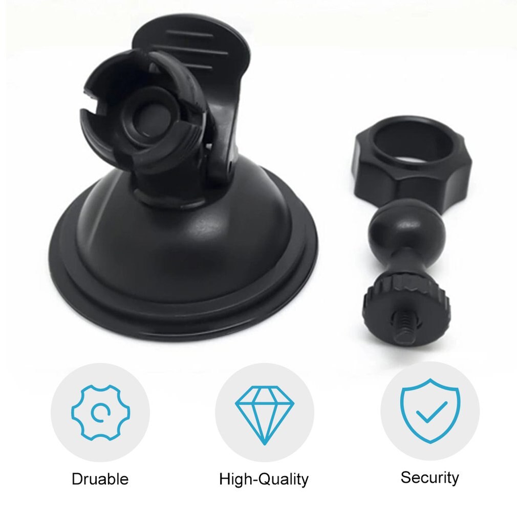 Car Suction Cup Mount Camera DV Tachograph Bracket Stand Car Video Recorder Driving Recorder Car Bracket Thread Mouth