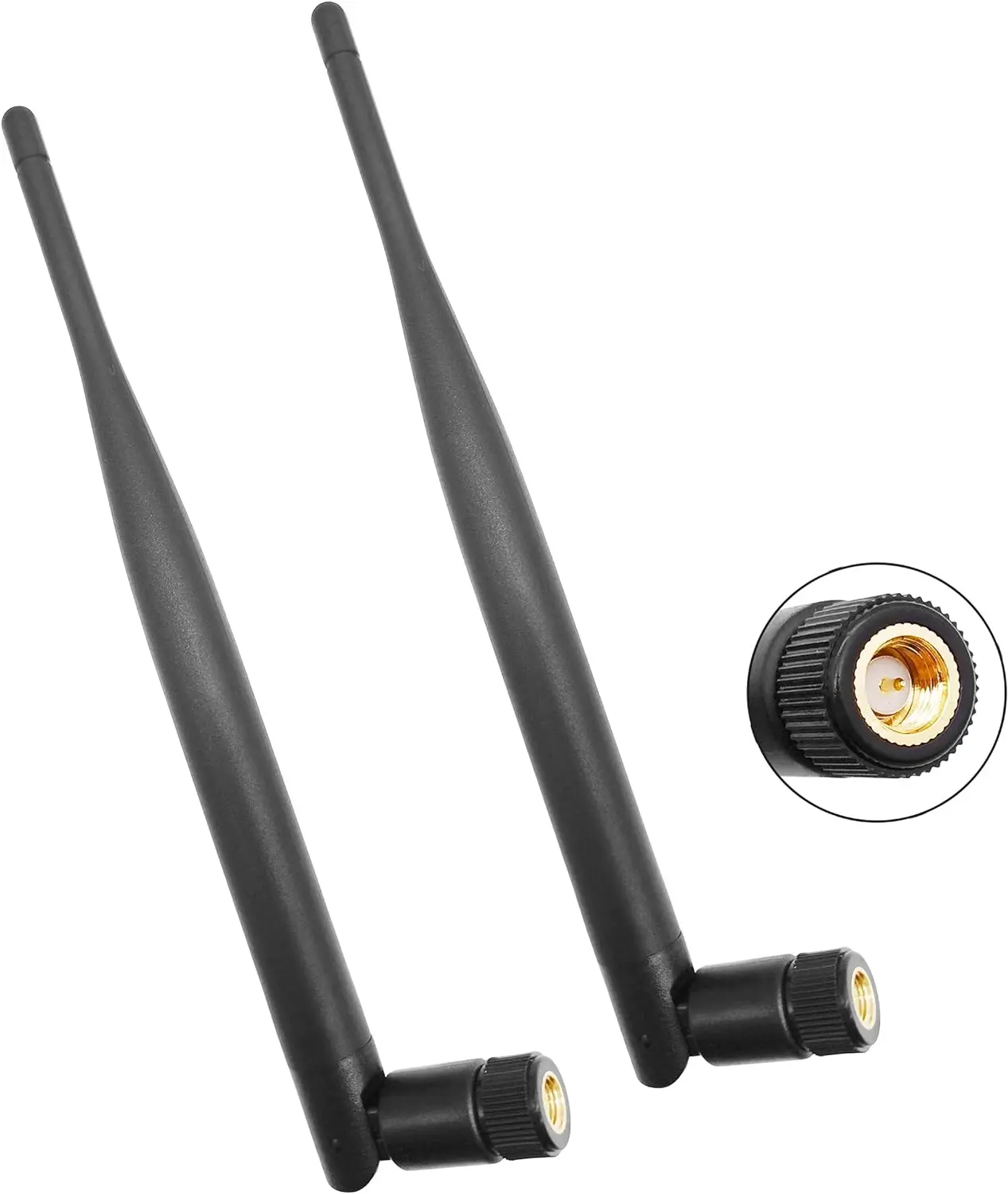 Kommunikationsantenne 868/915MHz LoRa drinnen Omni 5dBi gewinnen SMA männlich + 15cm Verlängerungskabel: Weiß