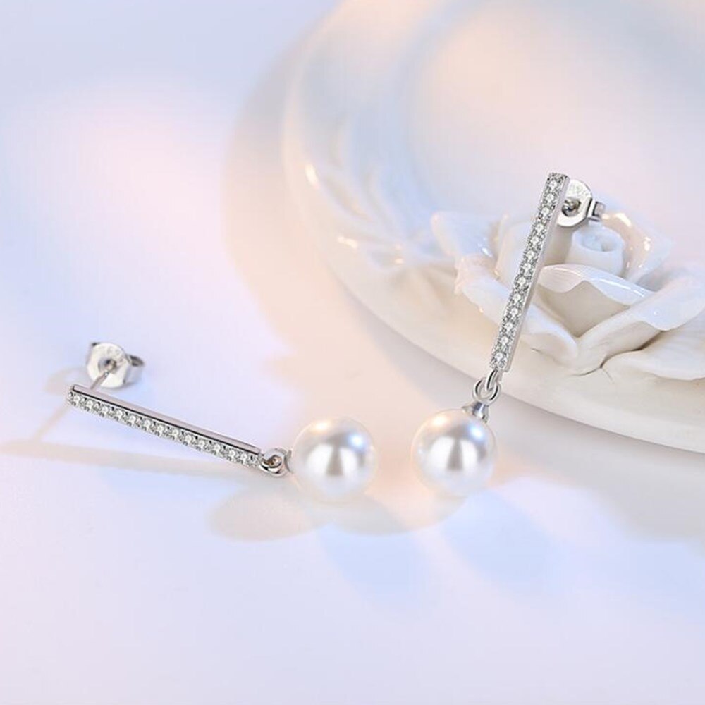 NEHZY S925 Stamp silver woman Jewelry Earrings Retro Long Tassel Cubic Zirconia Pop Earrings