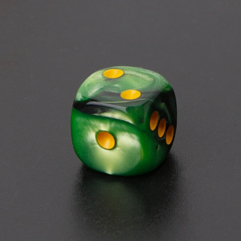 10 stücke Sechs Seitige 12mm Transparent Cube Runde Ecke Tragbare Tisch Spielen Spiele