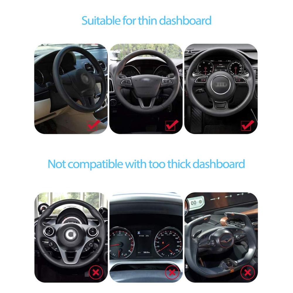 Auto Telefon Halfter Universal- 360 Grad GPS Armaturenbrett Telefon Halfter Unterstützung in Auto für iphone praktisch Clip Halterung Ständer halterung