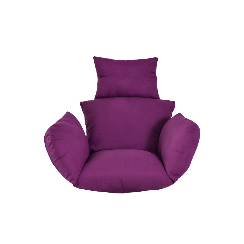 Hammock Chair Cushions Swinging Garden Outdoor Soft Cushions Seat 220KG Dormitory Bedroom Hanging Chair Cushions: Purple