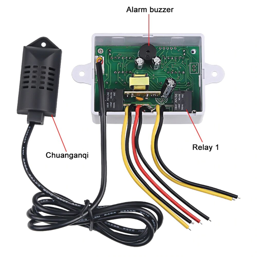 Dual Digital Temperature Humidity Controller Home ... – Grandado