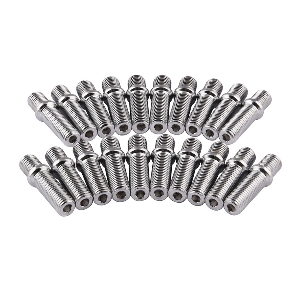 20x m12*1.5 to m12*1.5 50mm lange hjulbolte til tyske biler