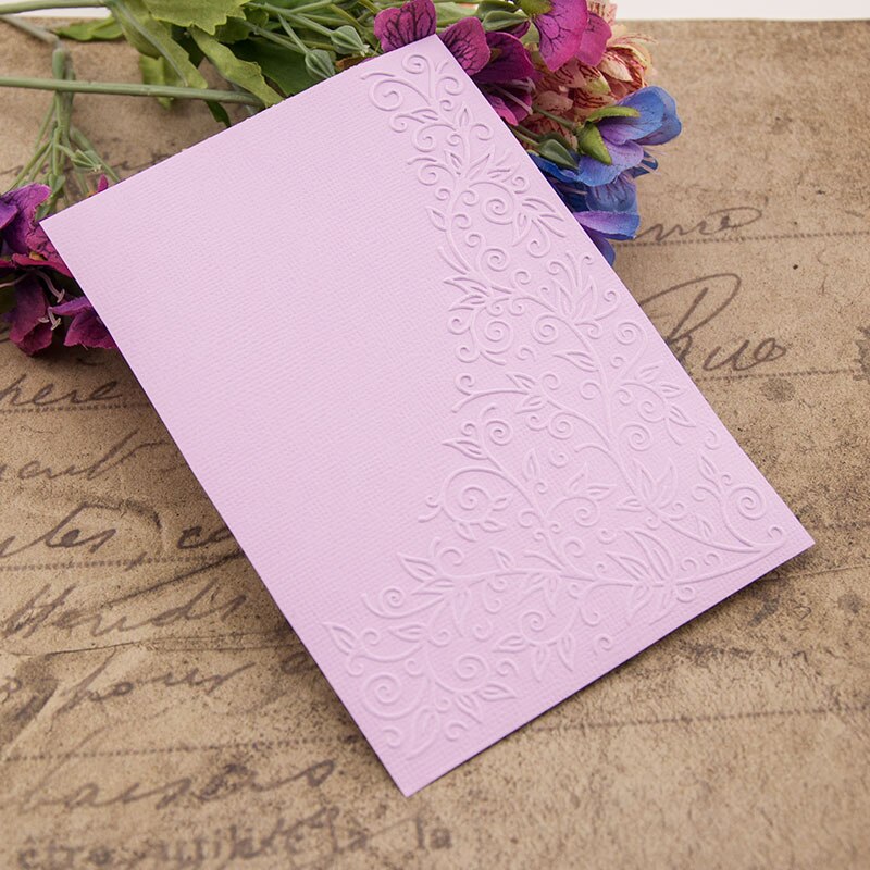 Flowers Vines Background Plastic Embossing folders Template for DIY Scrapbooking Crafts Making Album Card Decoration