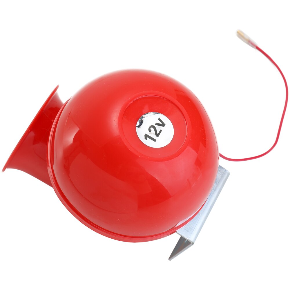 Unique Air Horn Red Electric Bull Horn Raging Sound For Car Motorcycle Truck Boat Loud Horn 200DB 12V