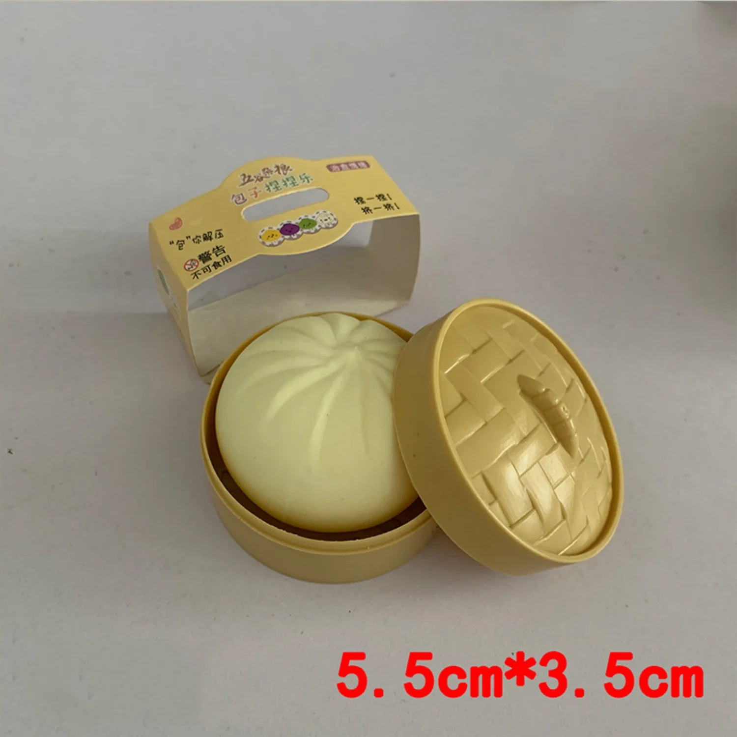 Bolas antiestrés coloridas para bolas de masa, juguete sensorial para apretar, pelota para aliviar el estrés, juguete de mano, bollo con vaporizador de alimentos, escritorio elástico: Trans-Negro