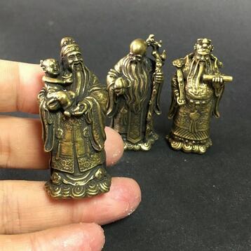 Buddhistiske statuer udødelige ornamenter formue lang levetid leie kobber ornamenter hjem dekorasjon buddha statuer kobber utskjæringe: 01