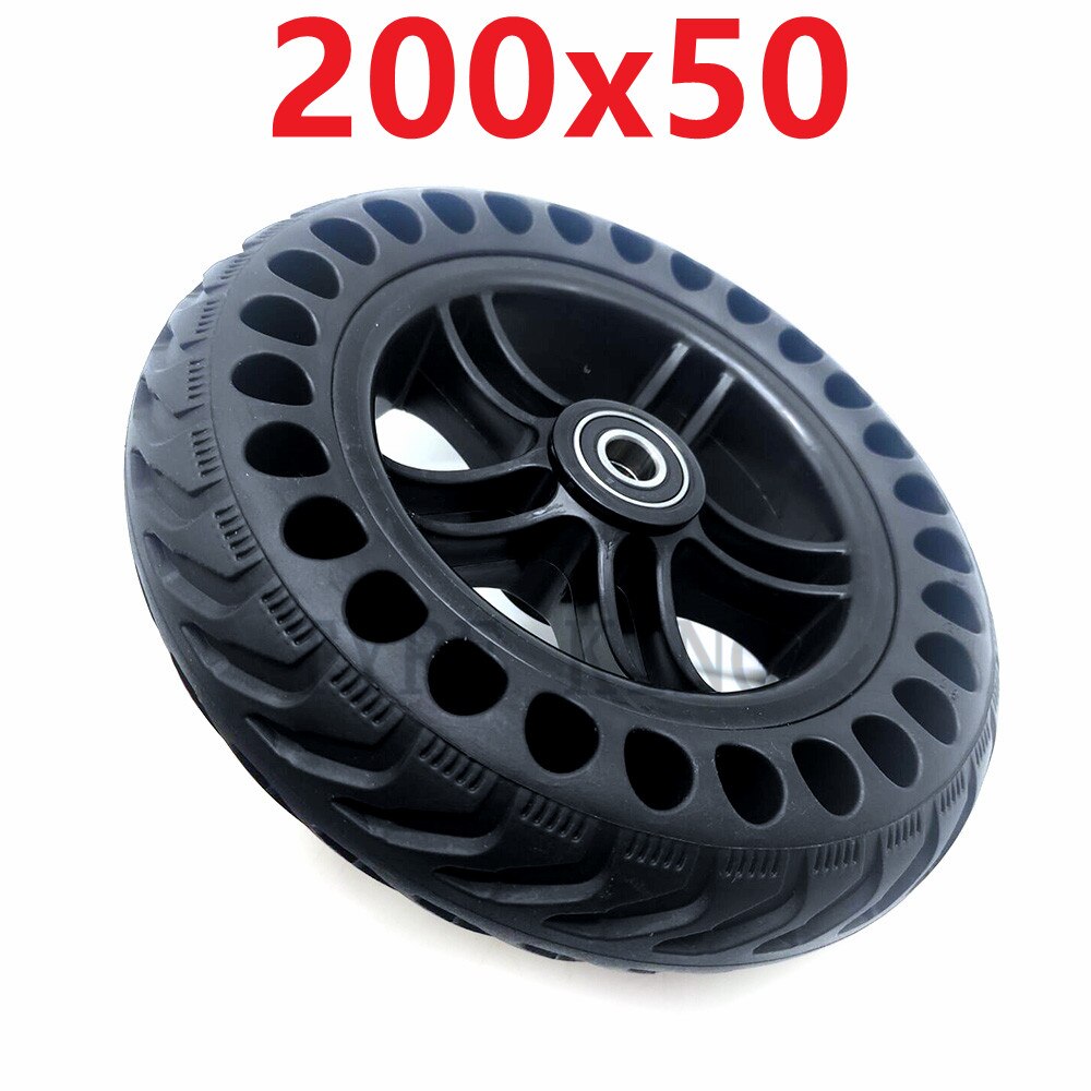 200x50 Solid Tyre with Plastic Rim 200*50 Honeycomb Solid Wheel for Electric Scooter Parts
