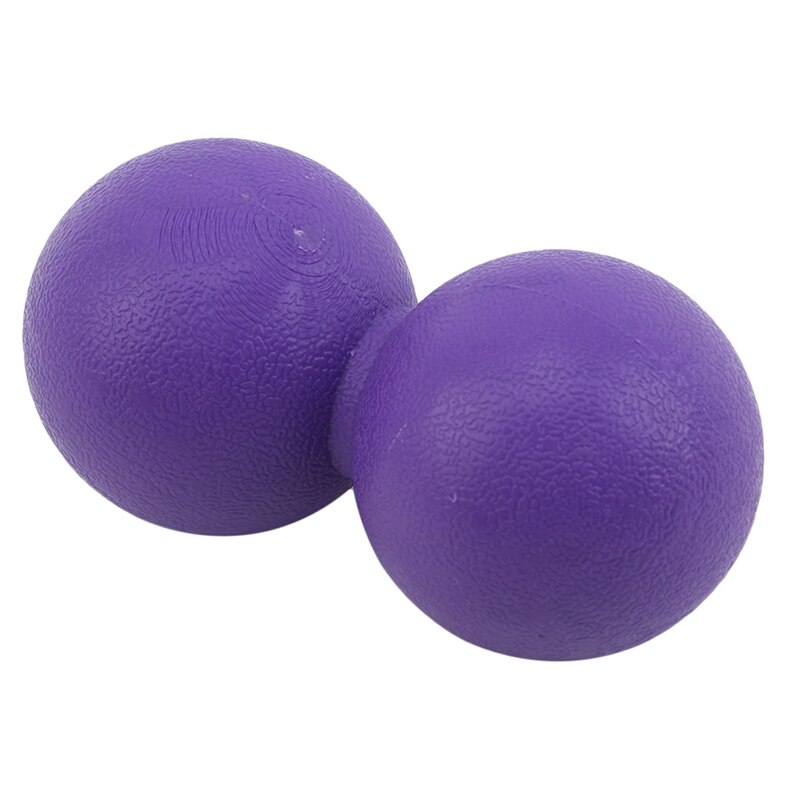 Hoge dichtheid lacrosse boll terapi avkoppling träning pinda massage boll stress tpe jordnöt bollar gym fitness bollar: Plommon