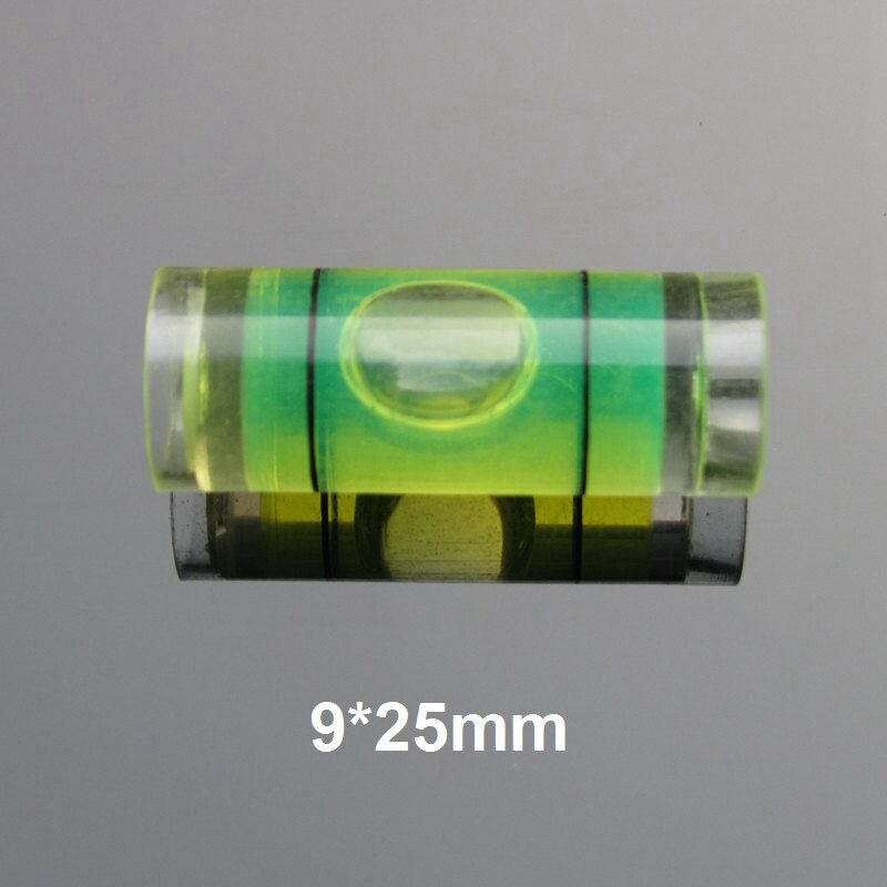 (100 Pieces/Lot) QASE Diameter 9mm Plastic Mini Spirit level Water level Indicator level measurement instrument: YC09525